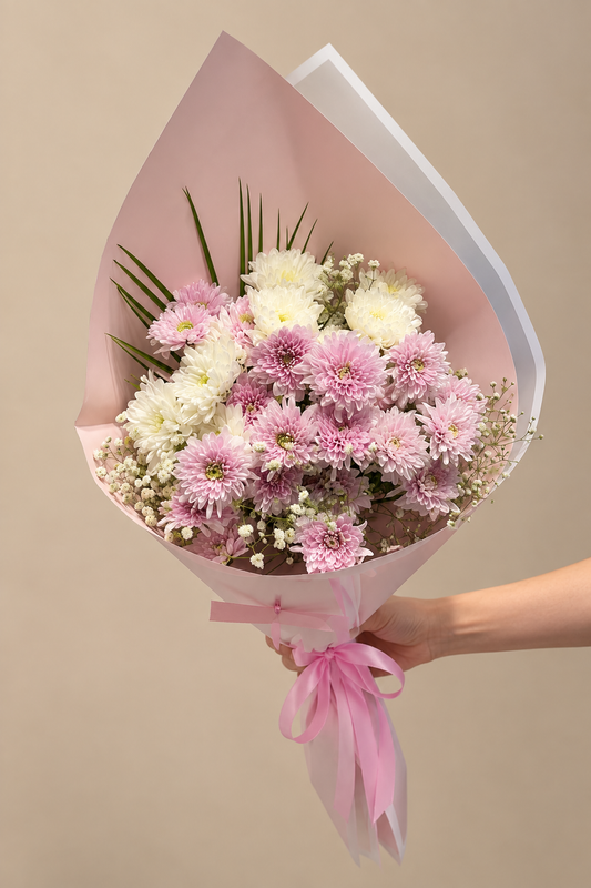 Pastel tonlarda buket